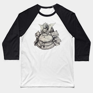 Samurai Cat Baseball T-Shirt